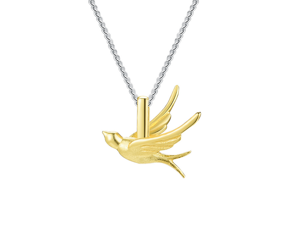 Celestial Swallow Pendant