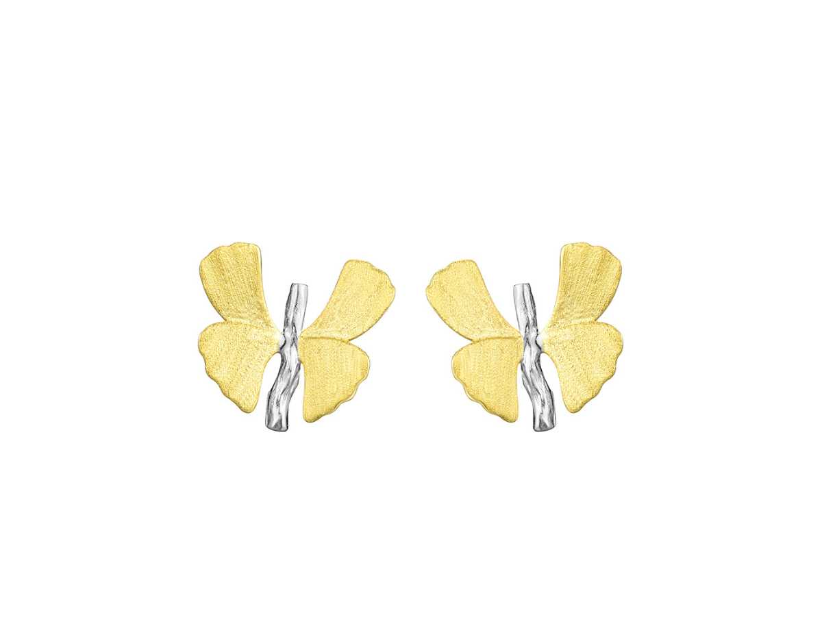 Ginkgo Serenade Studs