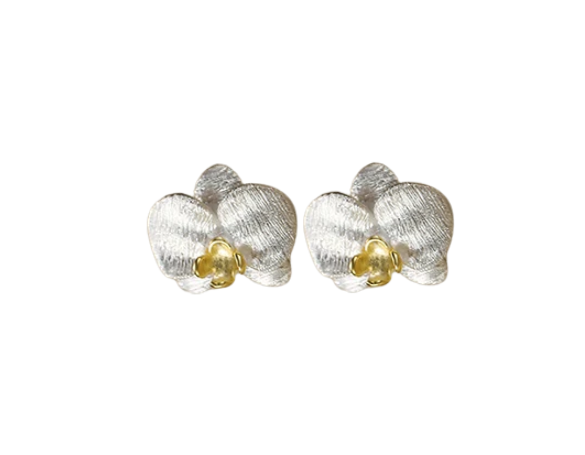 Orchid Embrace Studs