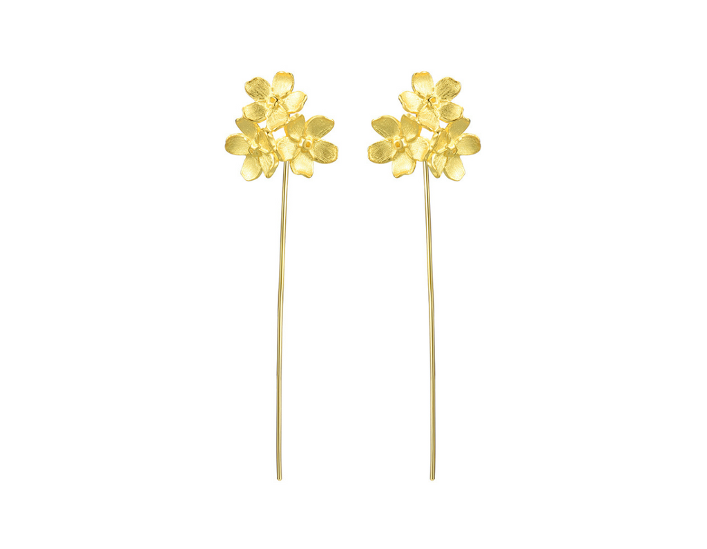 Elysian Bloom Dangle Earrings