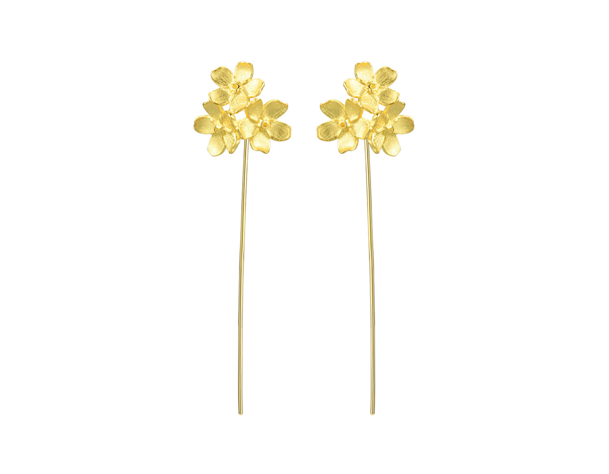 Elysian Bloom Dangle Earrings