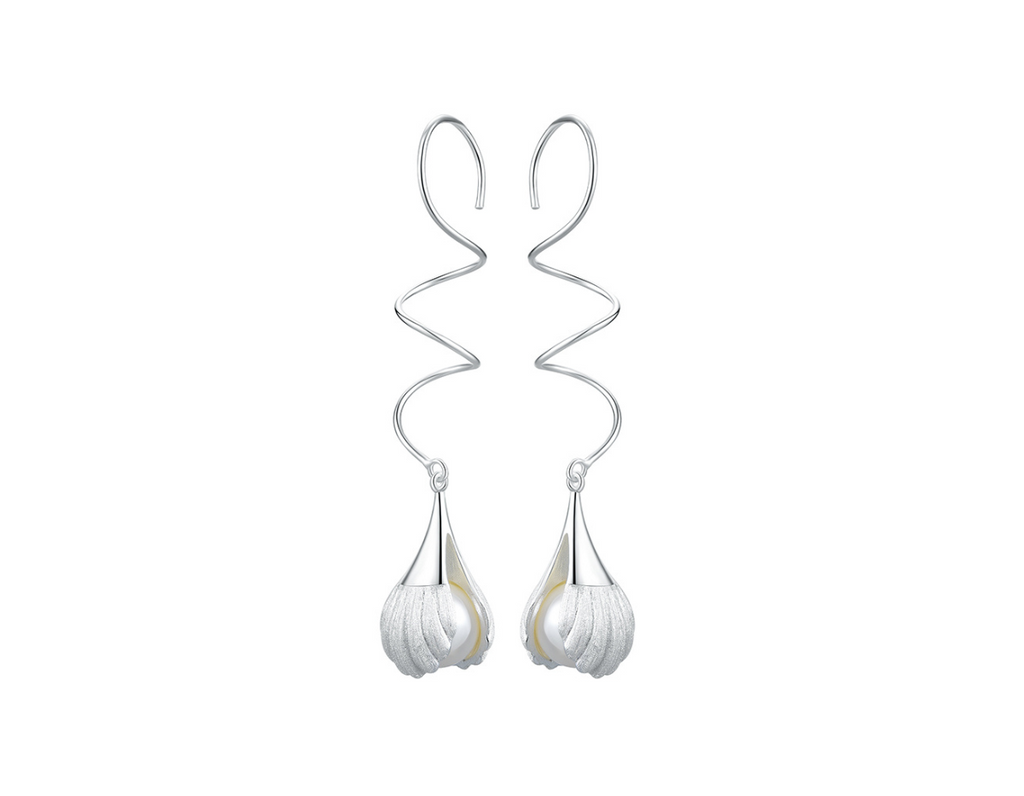 Celestial Shell Cascade Earrings