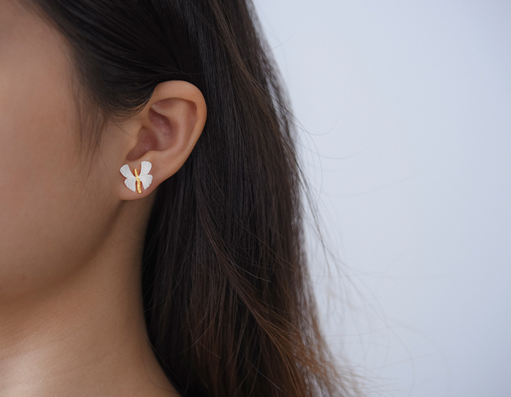 Ginkgo Serenade Studs