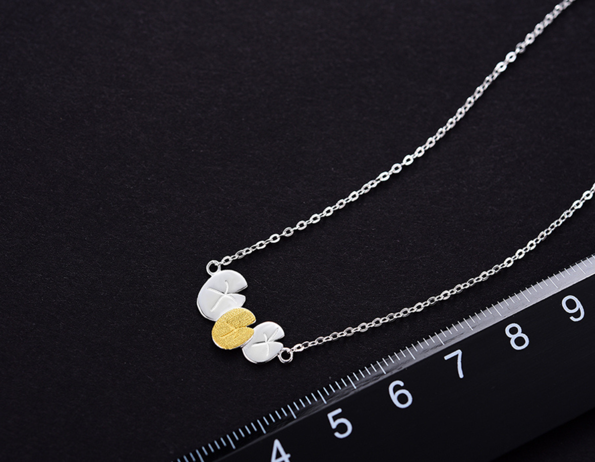 Luminous Lotus Embrace Necklace