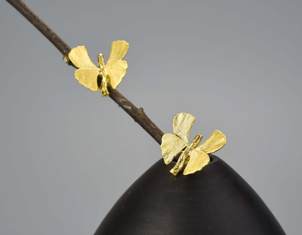 Ginkgo Serenade Studs