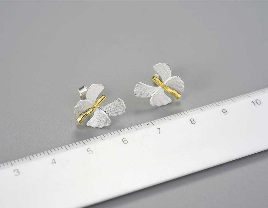 Ginkgo Serenade Studs
