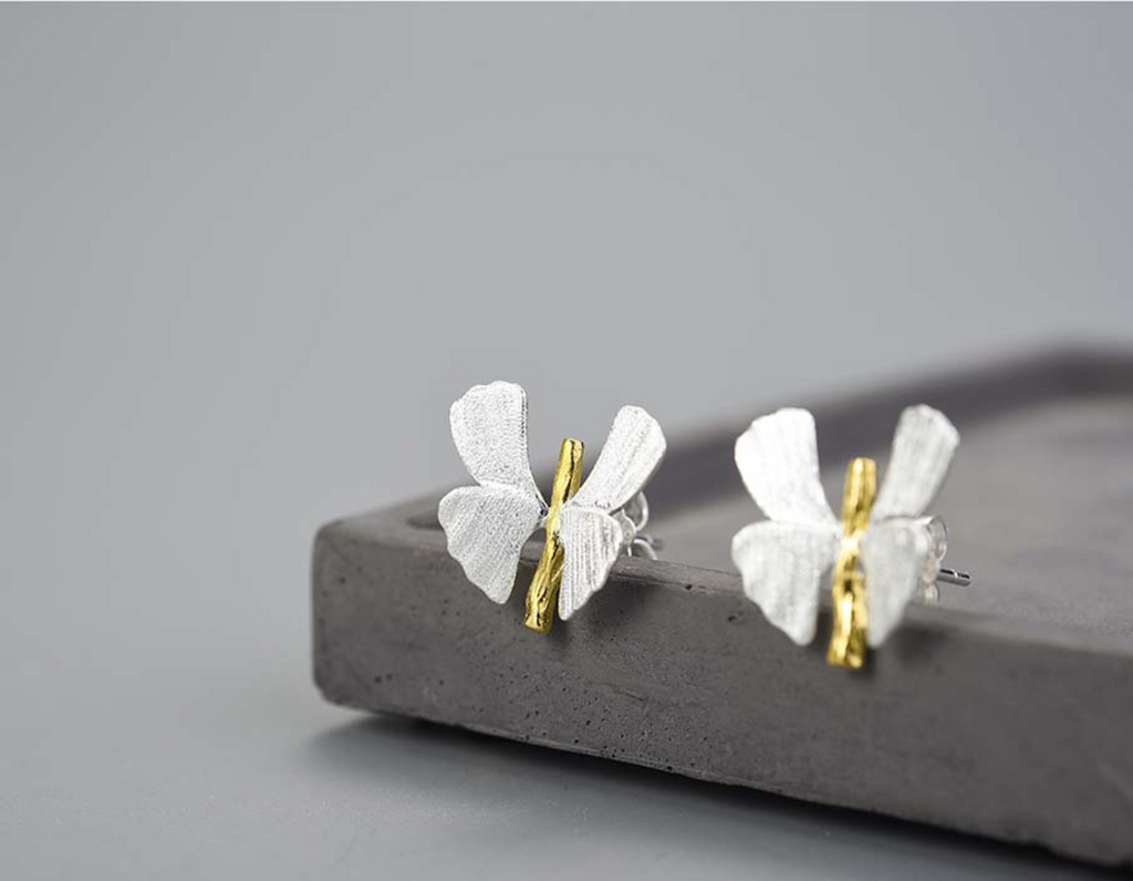 Ginkgo Serenade Studs