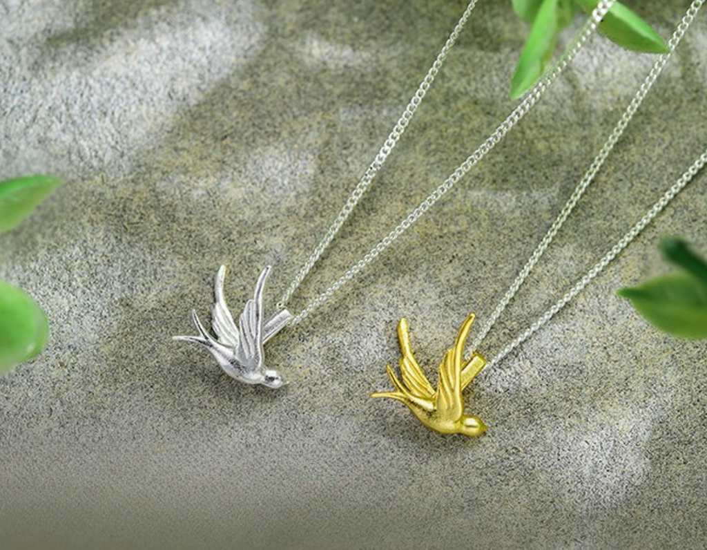 Celestial Swallow Pendant