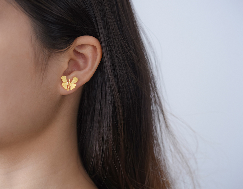Ginkgo Serenade Studs