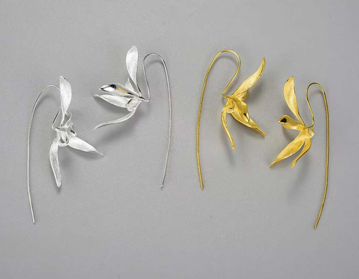 Orchid Embrace Dangles