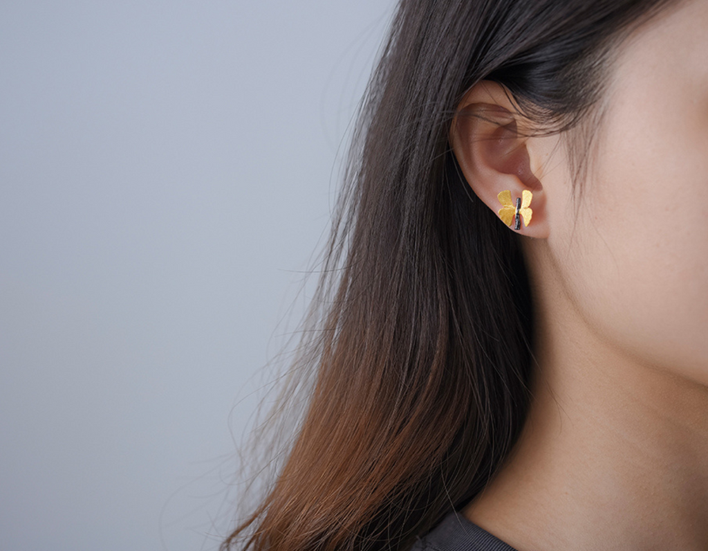 Ginkgo Serenade Studs