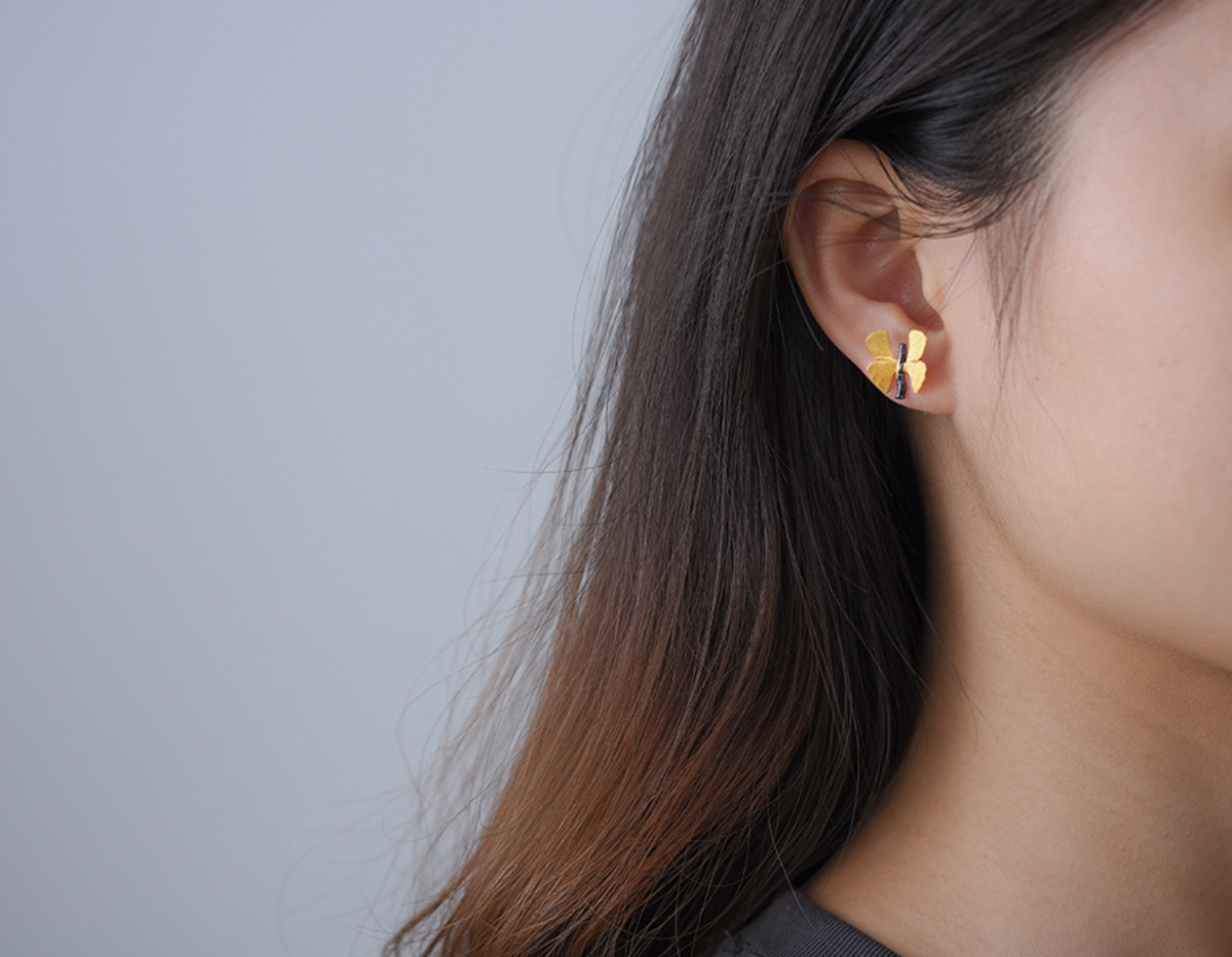 Ginkgo Serenade Studs