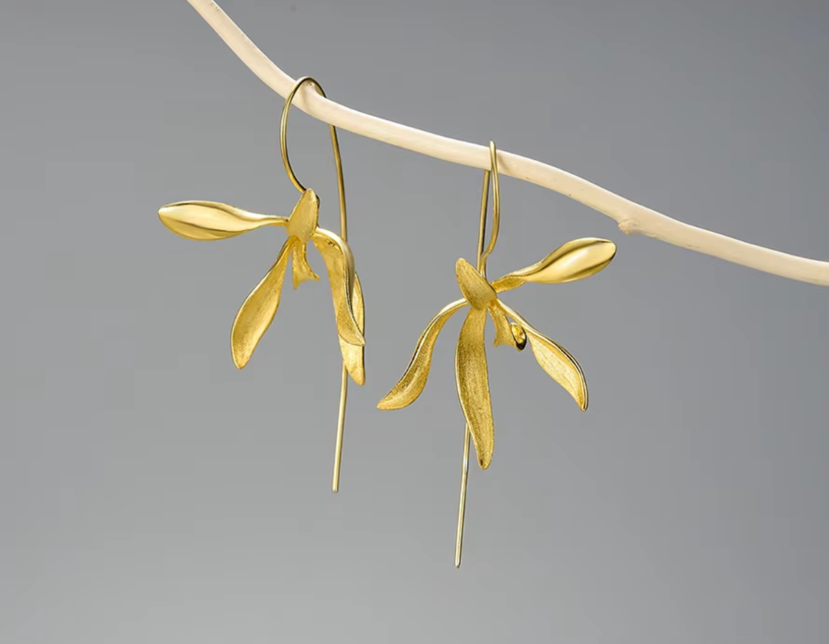 Orchid Embrace Dangles