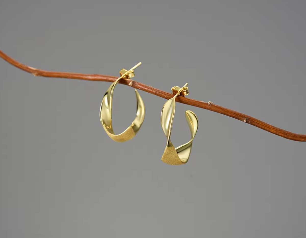 Verdant Echo Hoops
