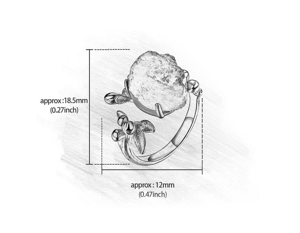 “Azure Bloom Ring”