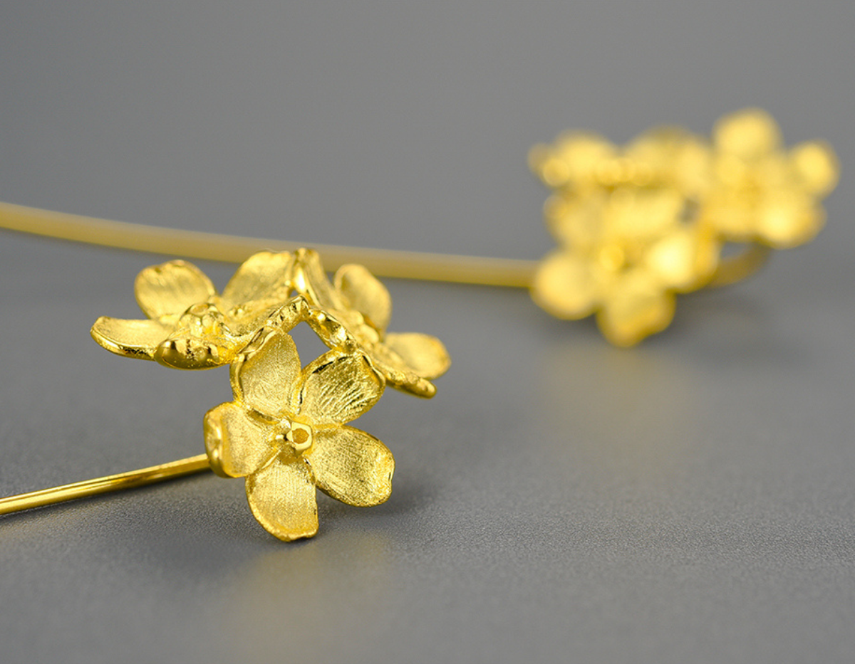 Elysian Bloom Dangle Earrings