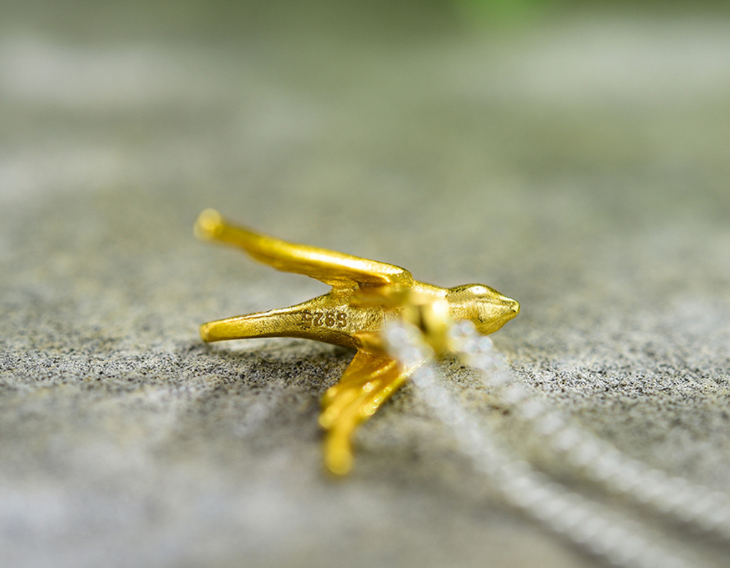 Celestial Swallow Pendant