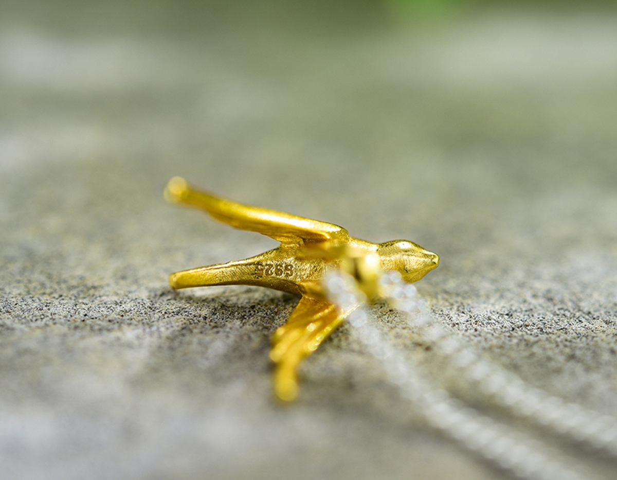 Celestial Swallow Pendant
