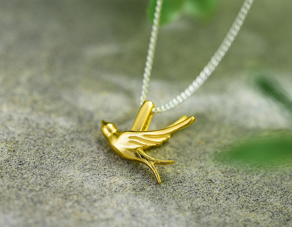 Celestial Swallow Pendant