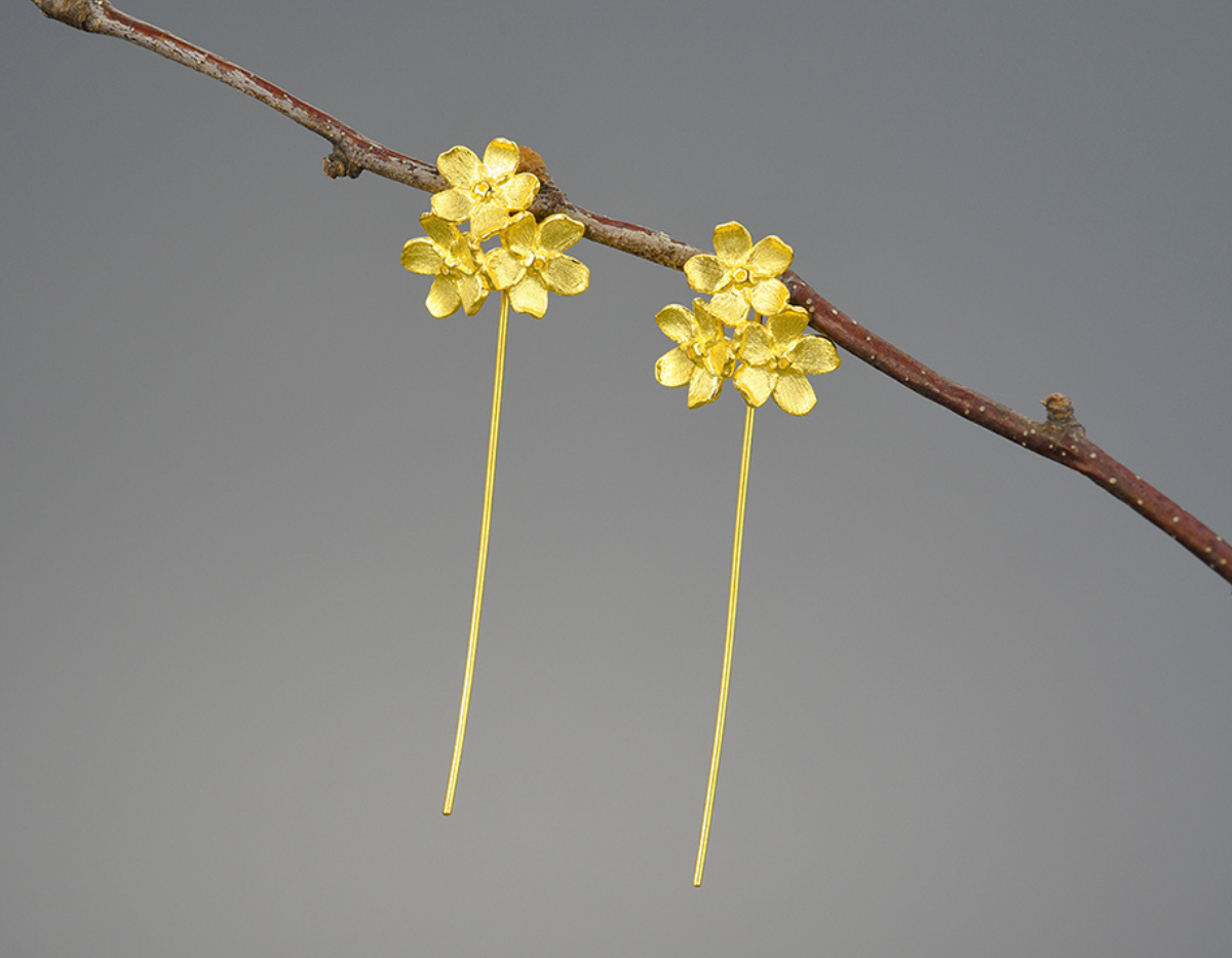 Elysian Bloom Dangle Earrings
