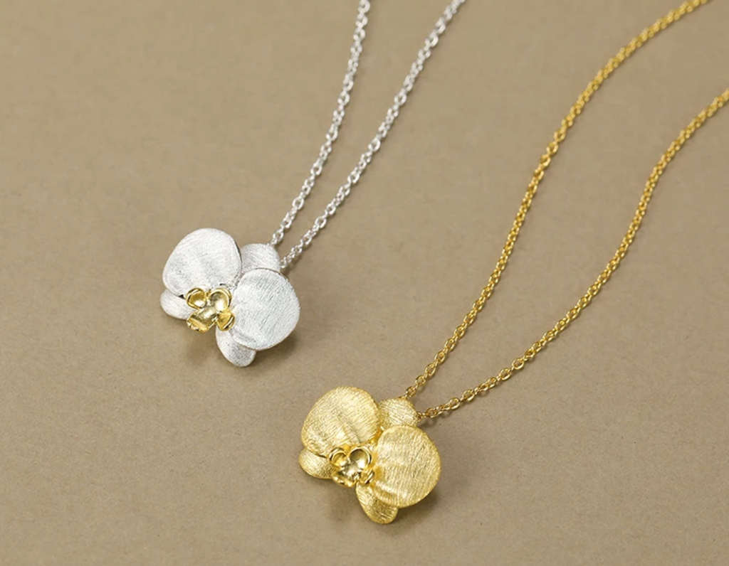 Orchid Embrace Pendant