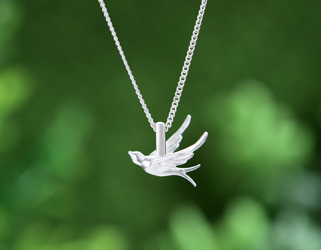 Celestial Swallow Pendant