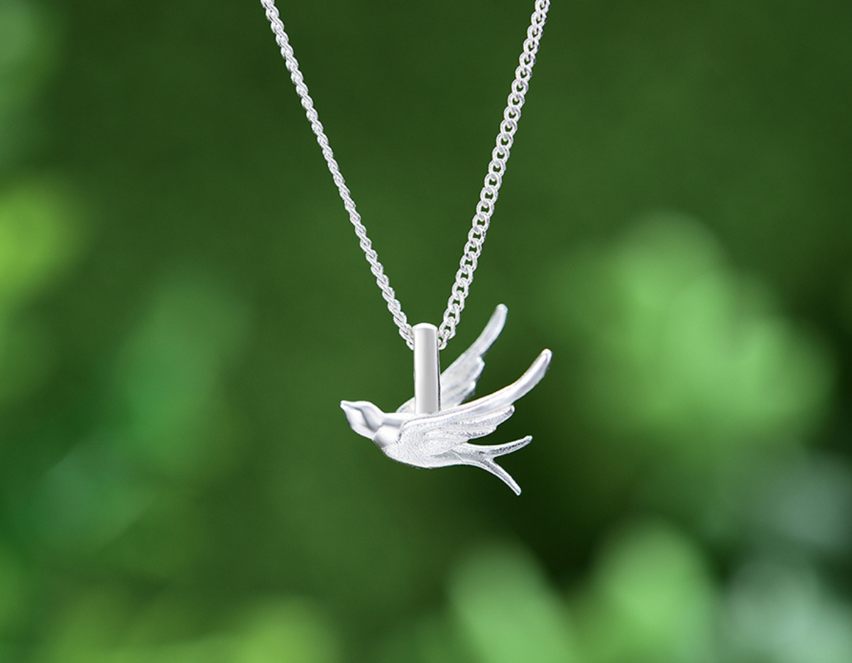 Celestial Swallow Pendant