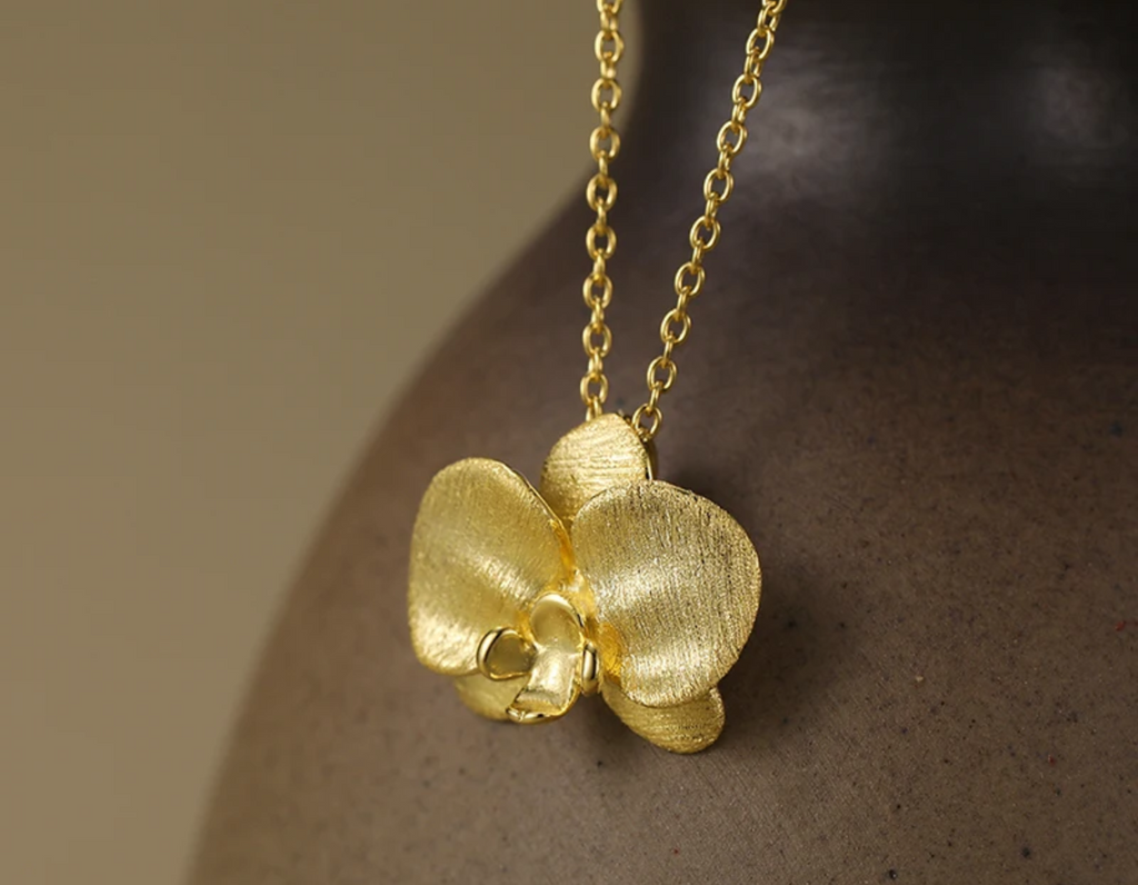 Orchid Embrace Pendant