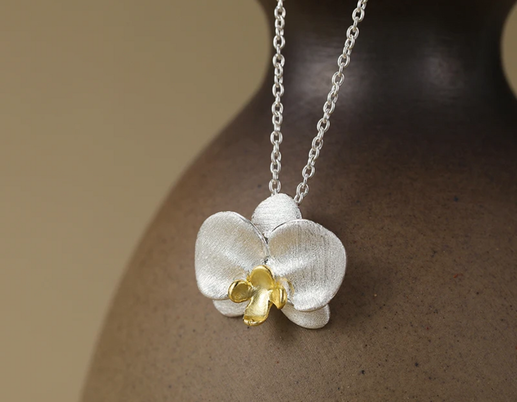 Orchid Embrace Pendant