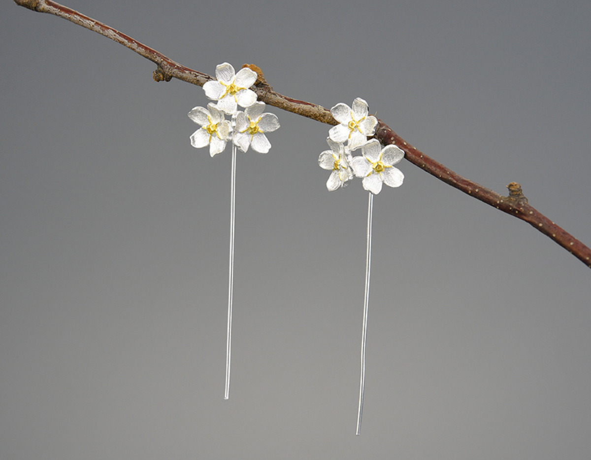 Elysian Bloom Dangle Earrings