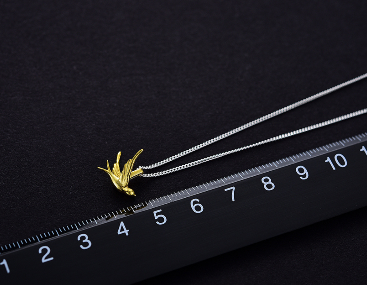 Celestial Swallow Pendant