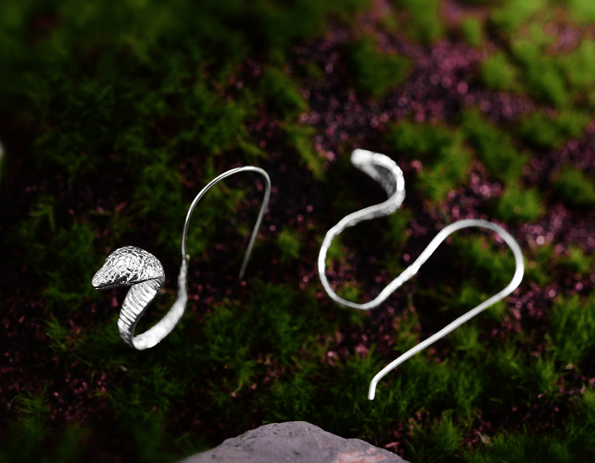 Serpentine Embrace Earrings