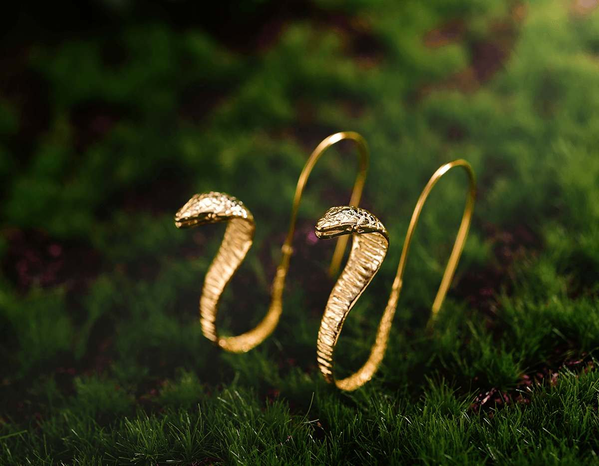 Serpentine Embrace Earrings