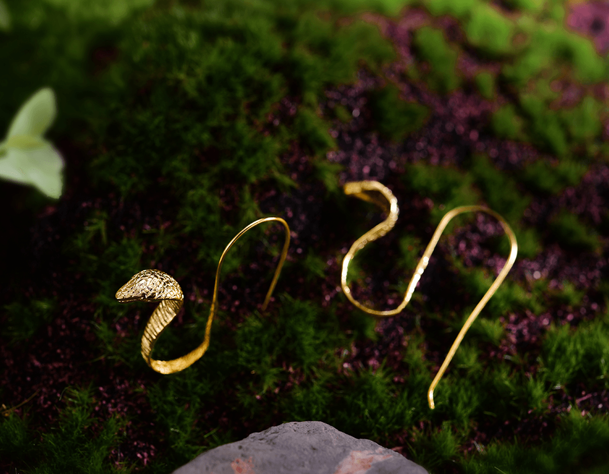 Serpentine Embrace Earrings