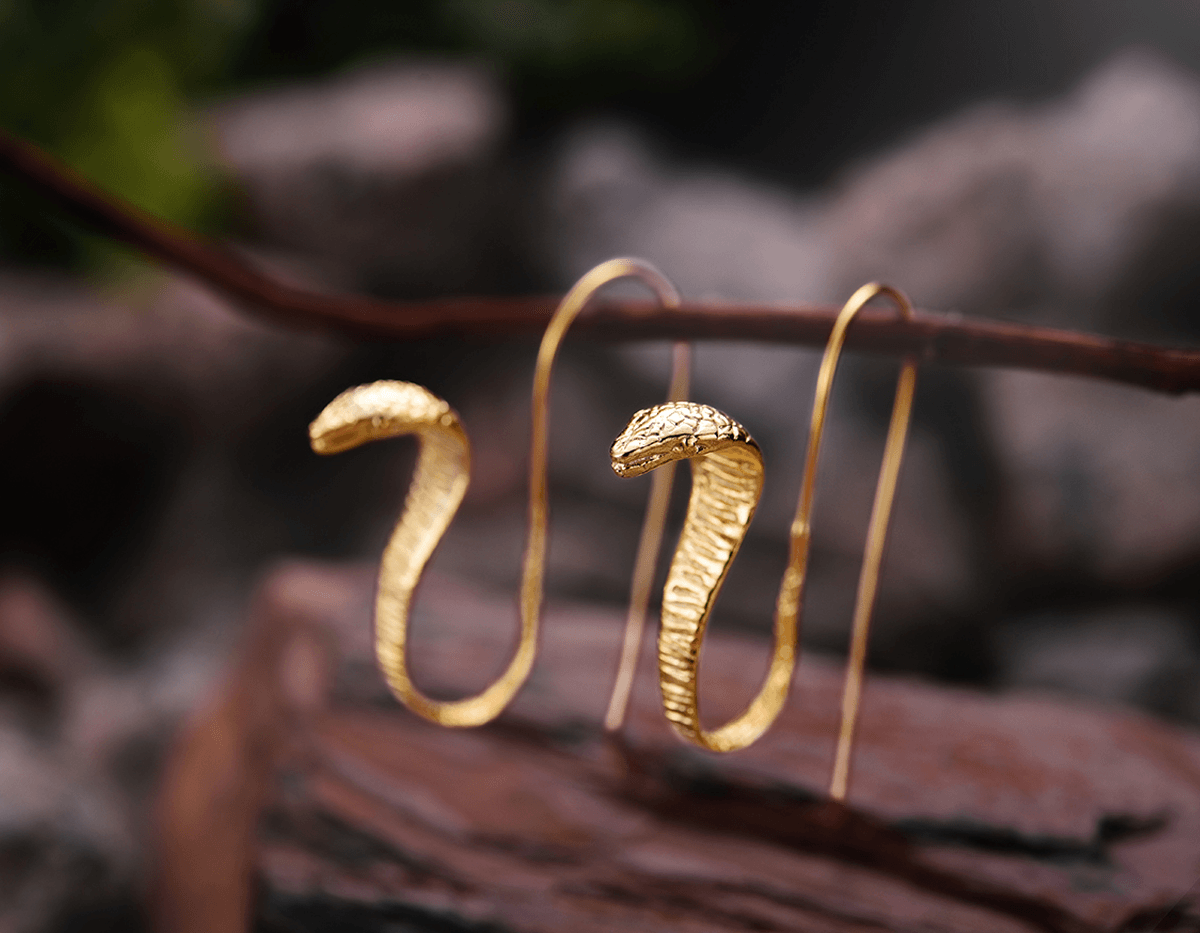 Serpentine Embrace Earrings