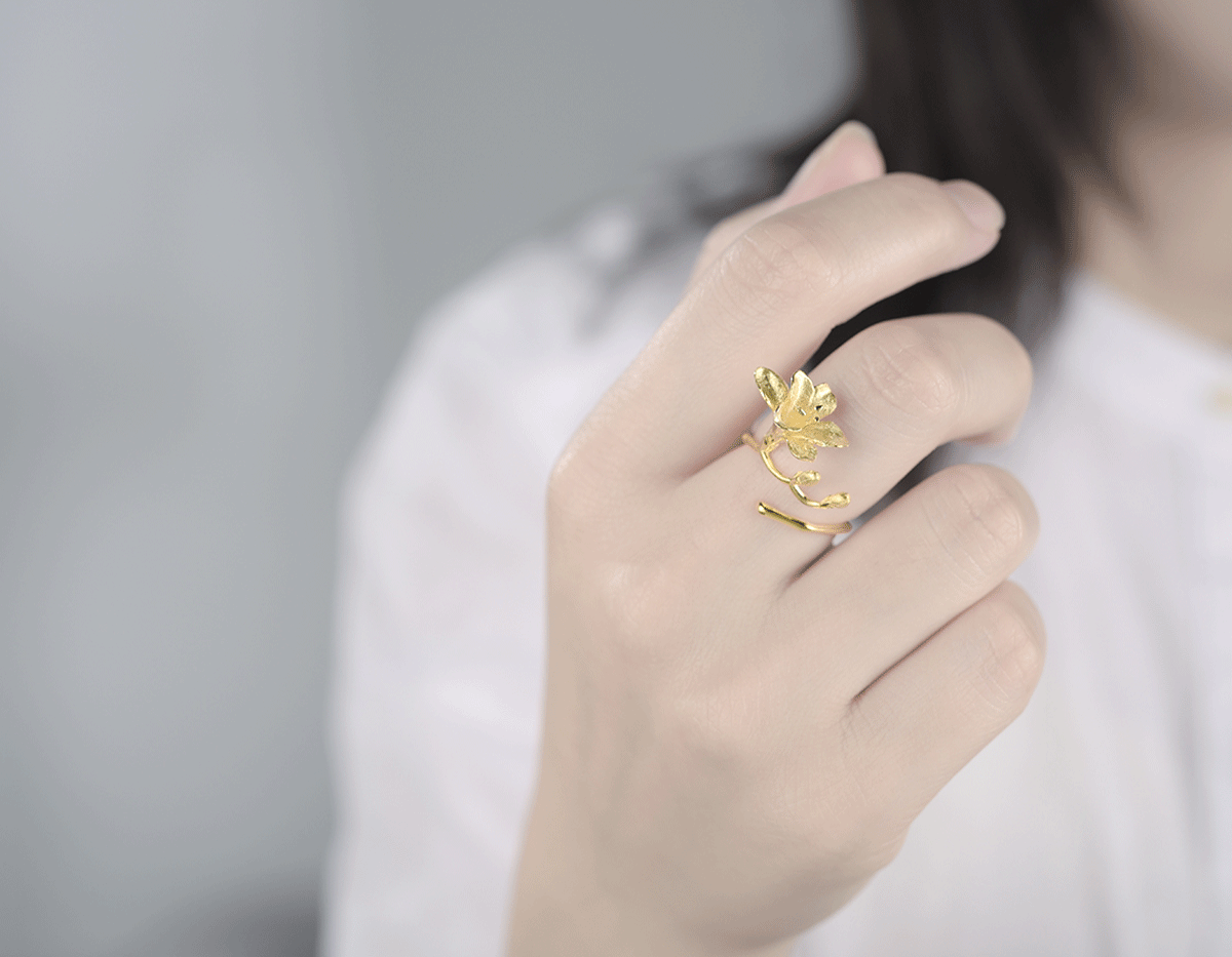 Freesia Serenade Ring