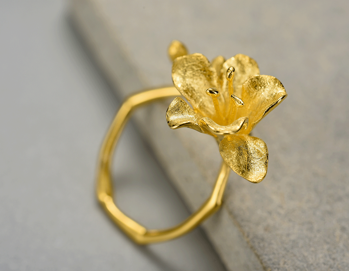 Freesia Serenade Ring