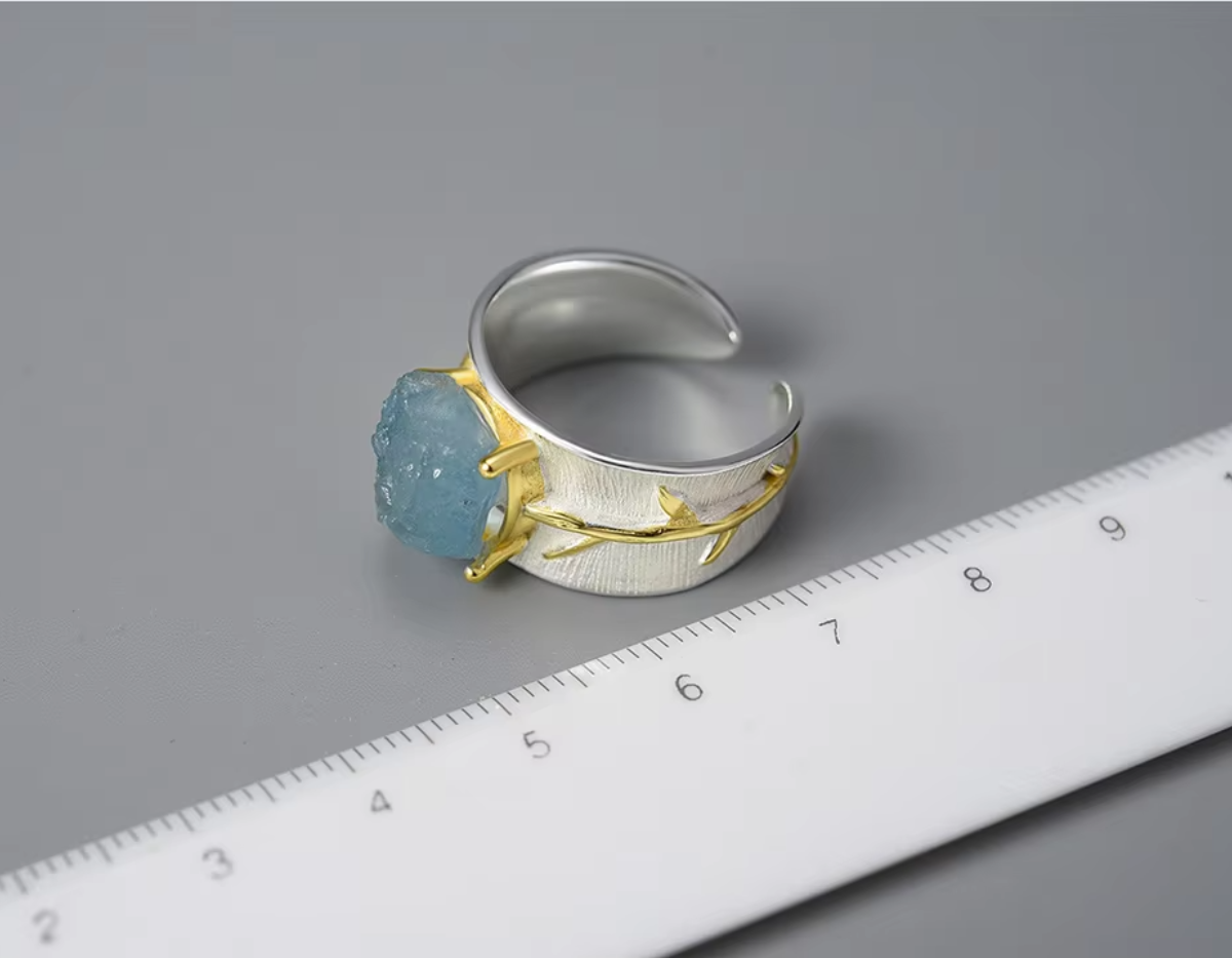 Aqua Liana Embrace Ring