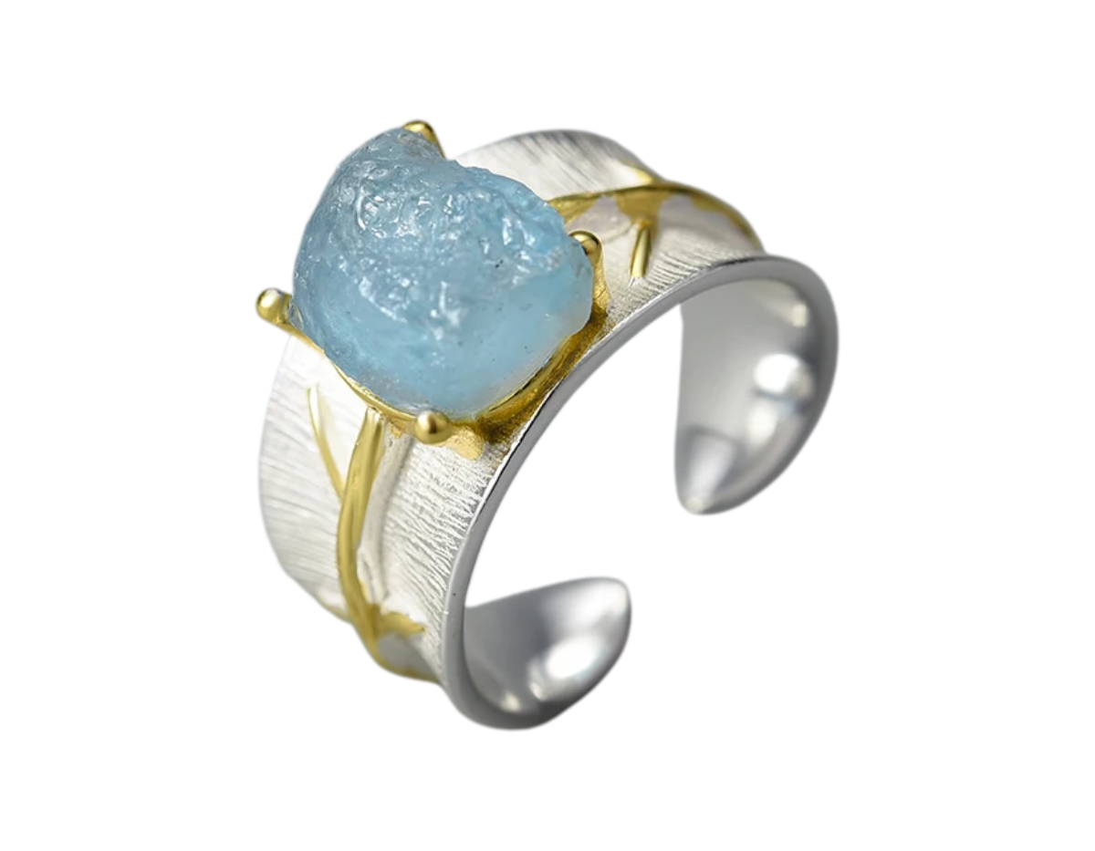 Aqua Liana Embrace Ring