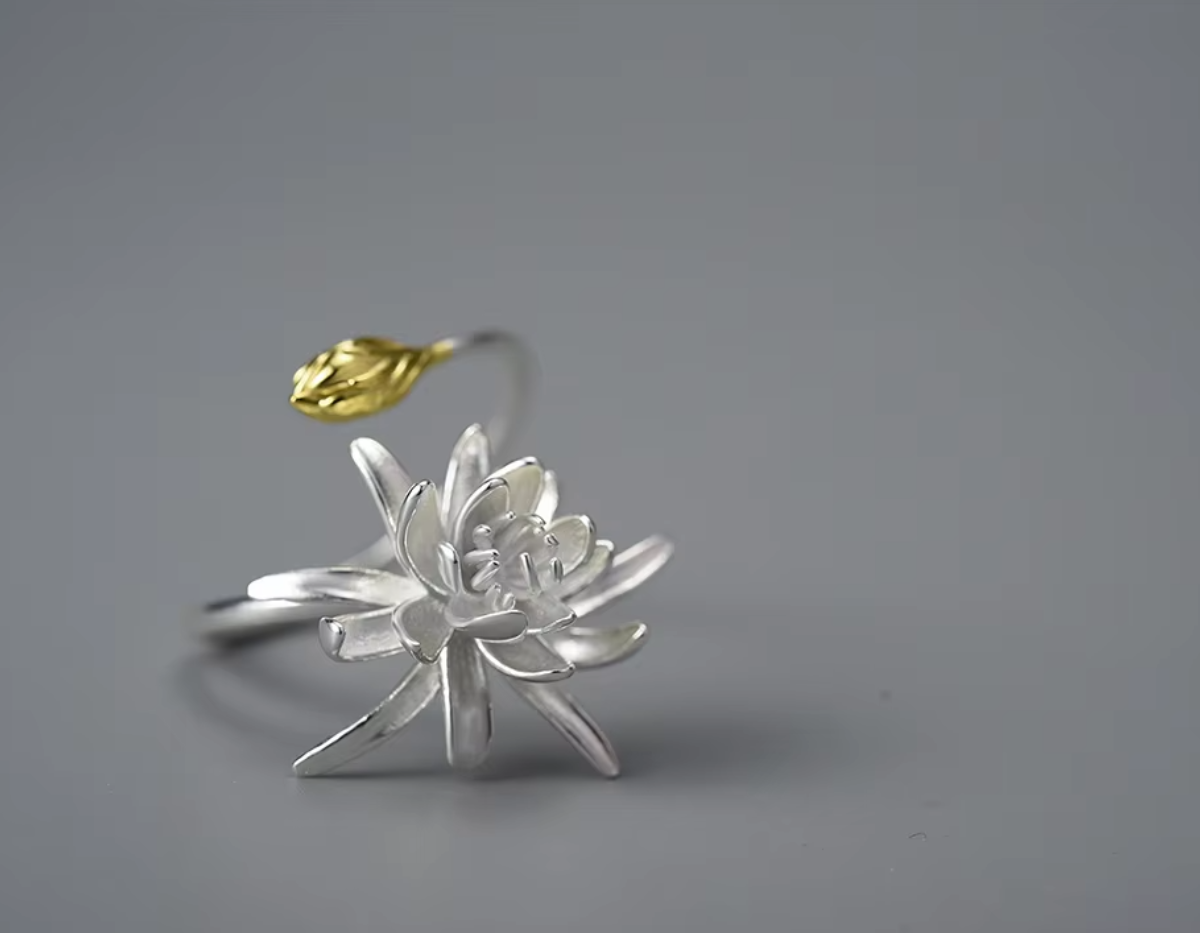 Cereus Nocturne Dangle Ring