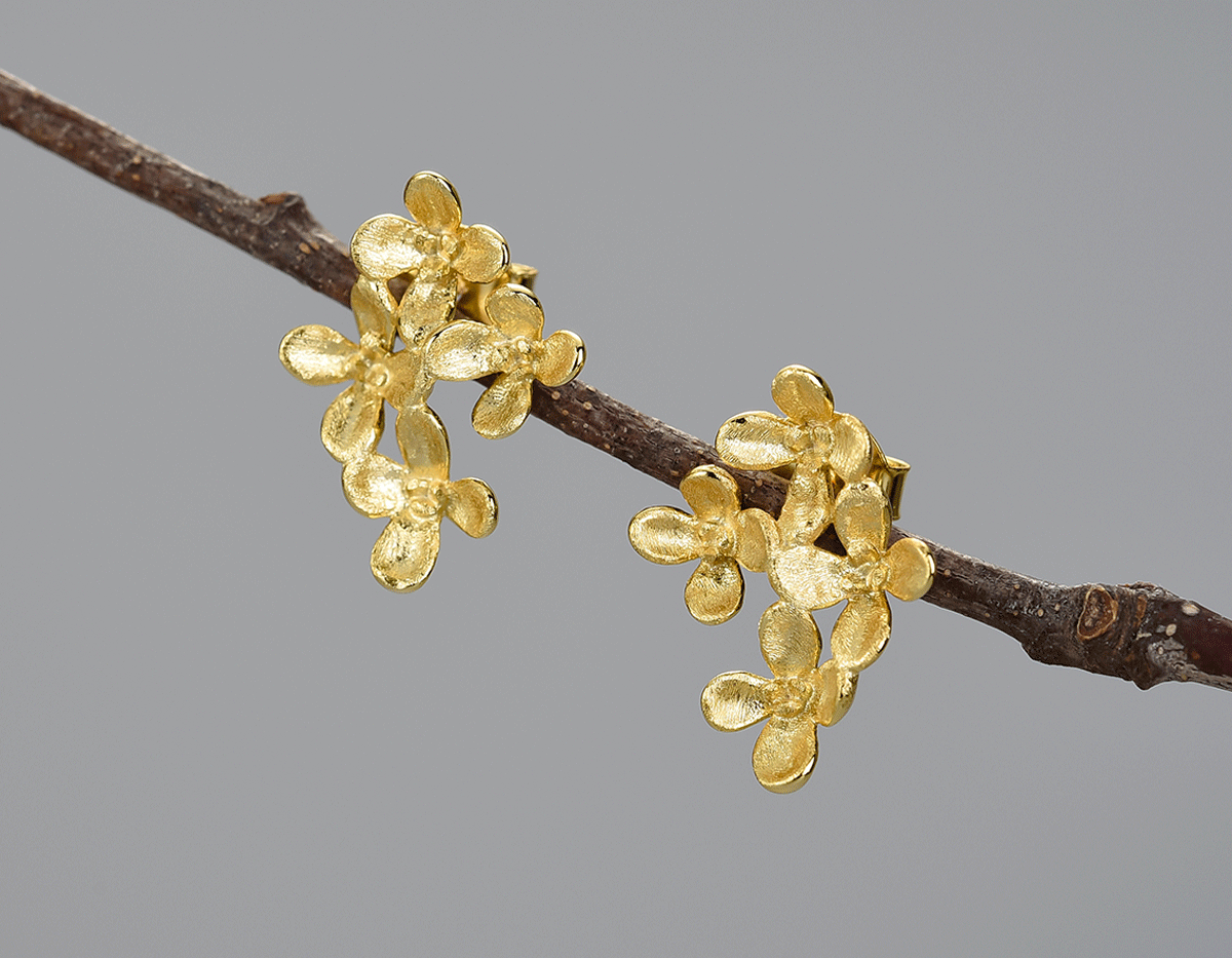 Serenade of Osmanthus Earrings