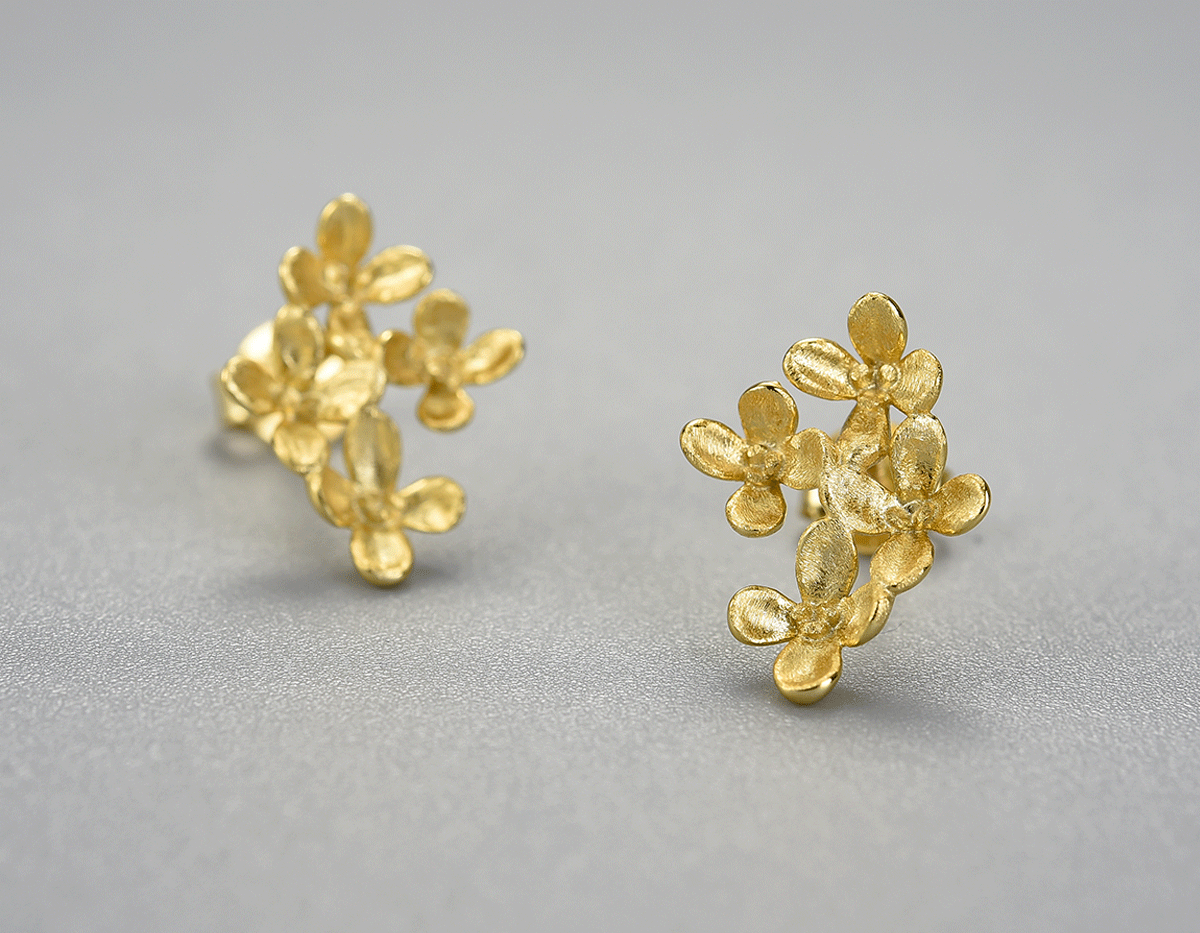 Serenade of Osmanthus Earrings