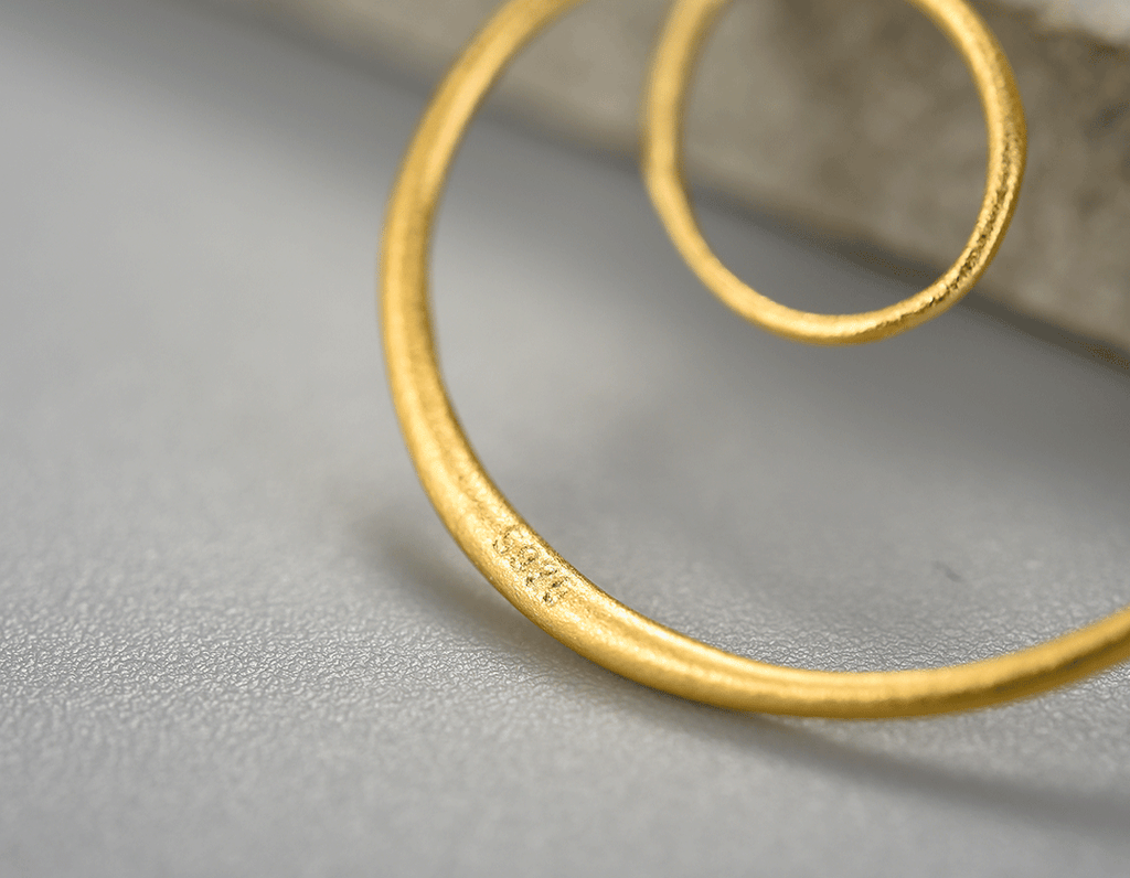 “Celestial Spiral Earrings”