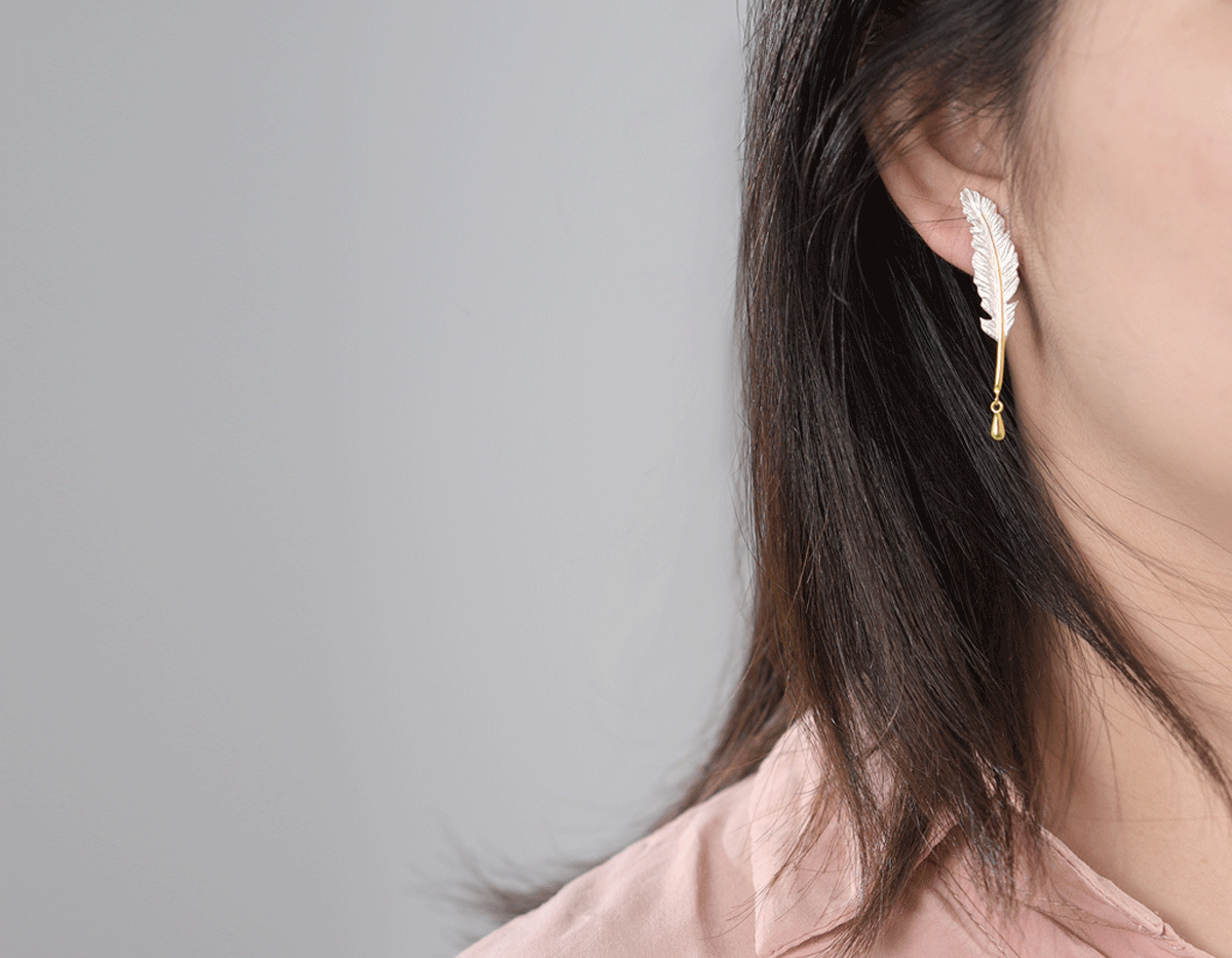 Serenade of Feathers Earrings