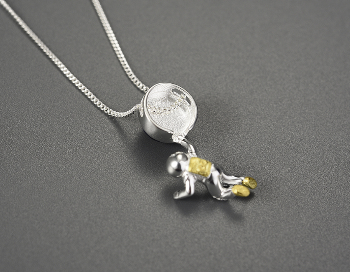 Celestial Lapis Embrace Pendant