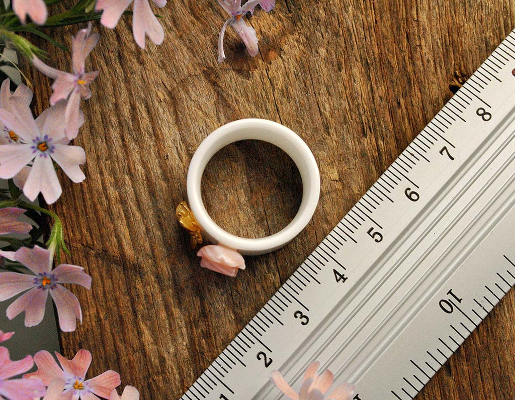 Golden Nectar Embrace Ring