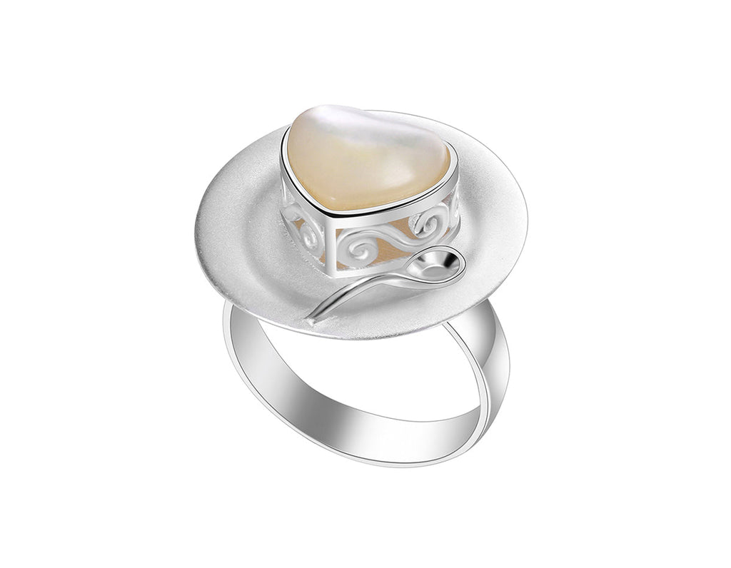 Elysian Heart Embrace Ring
