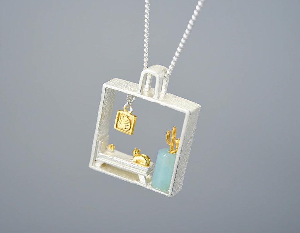 Serenity in Paws Pendant