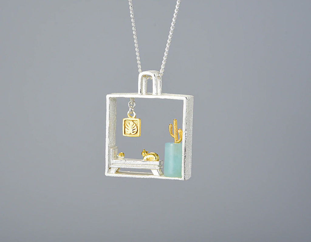 Serenity in Paws Pendant