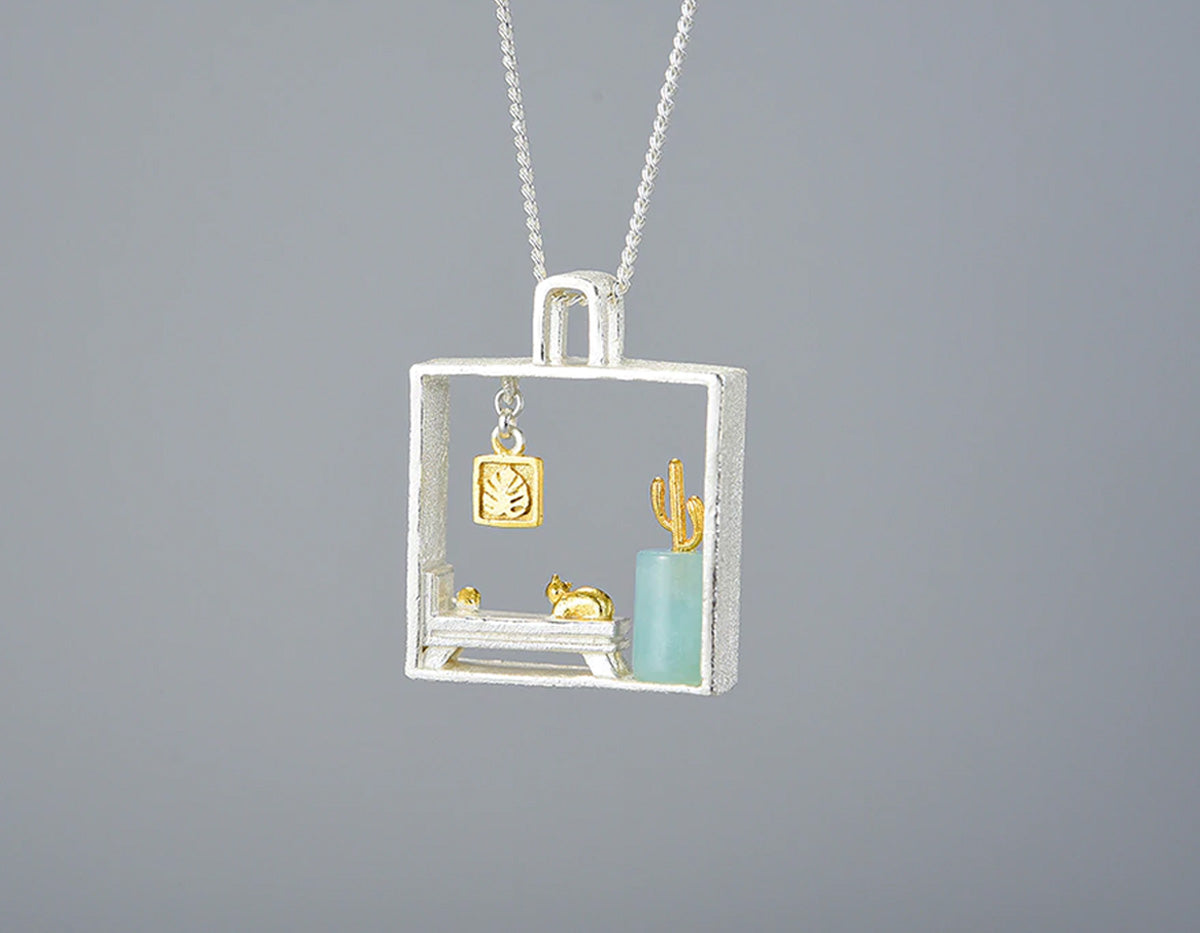 Serenity in Paws Pendant